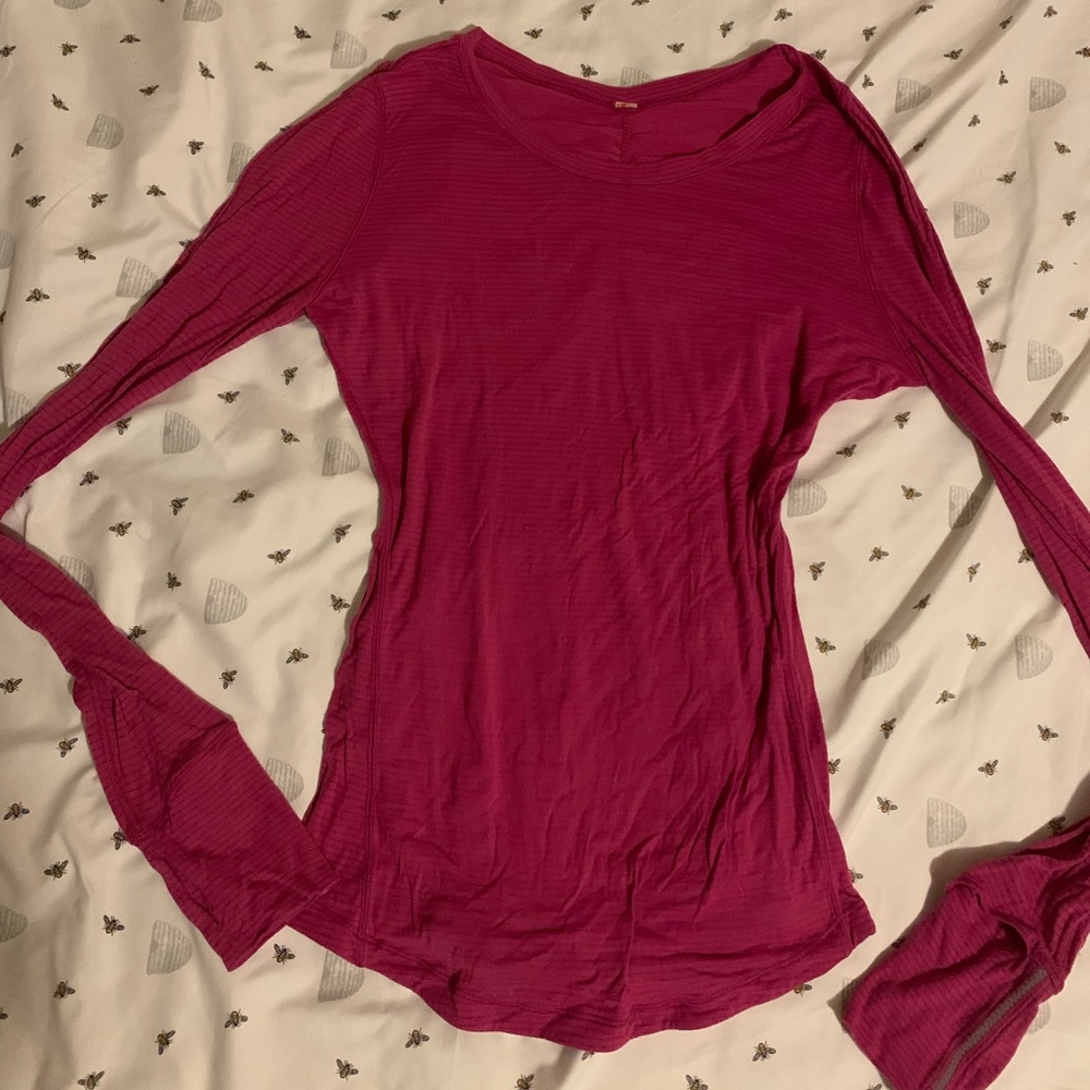 Lululemon pink long sleeve
